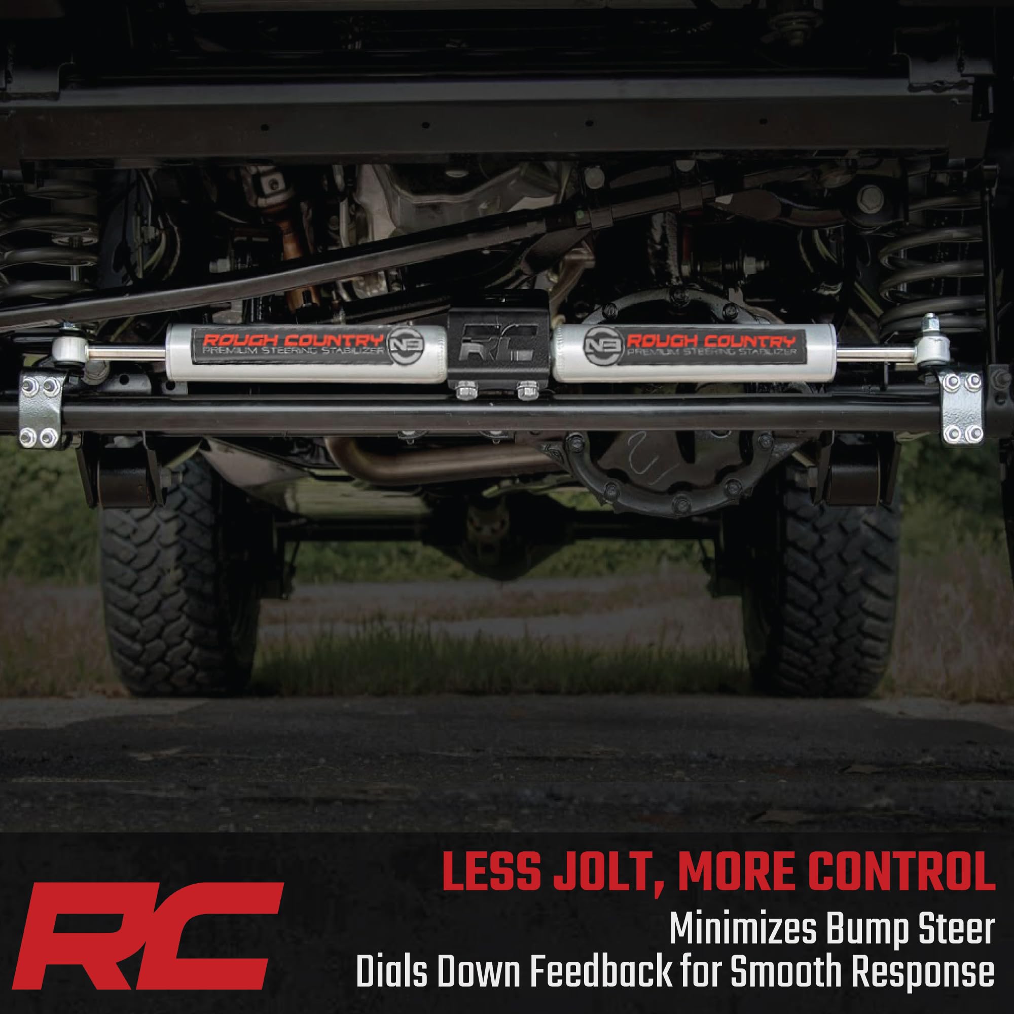 Rough Country N3 assembly highlighting simple upgrade steps.