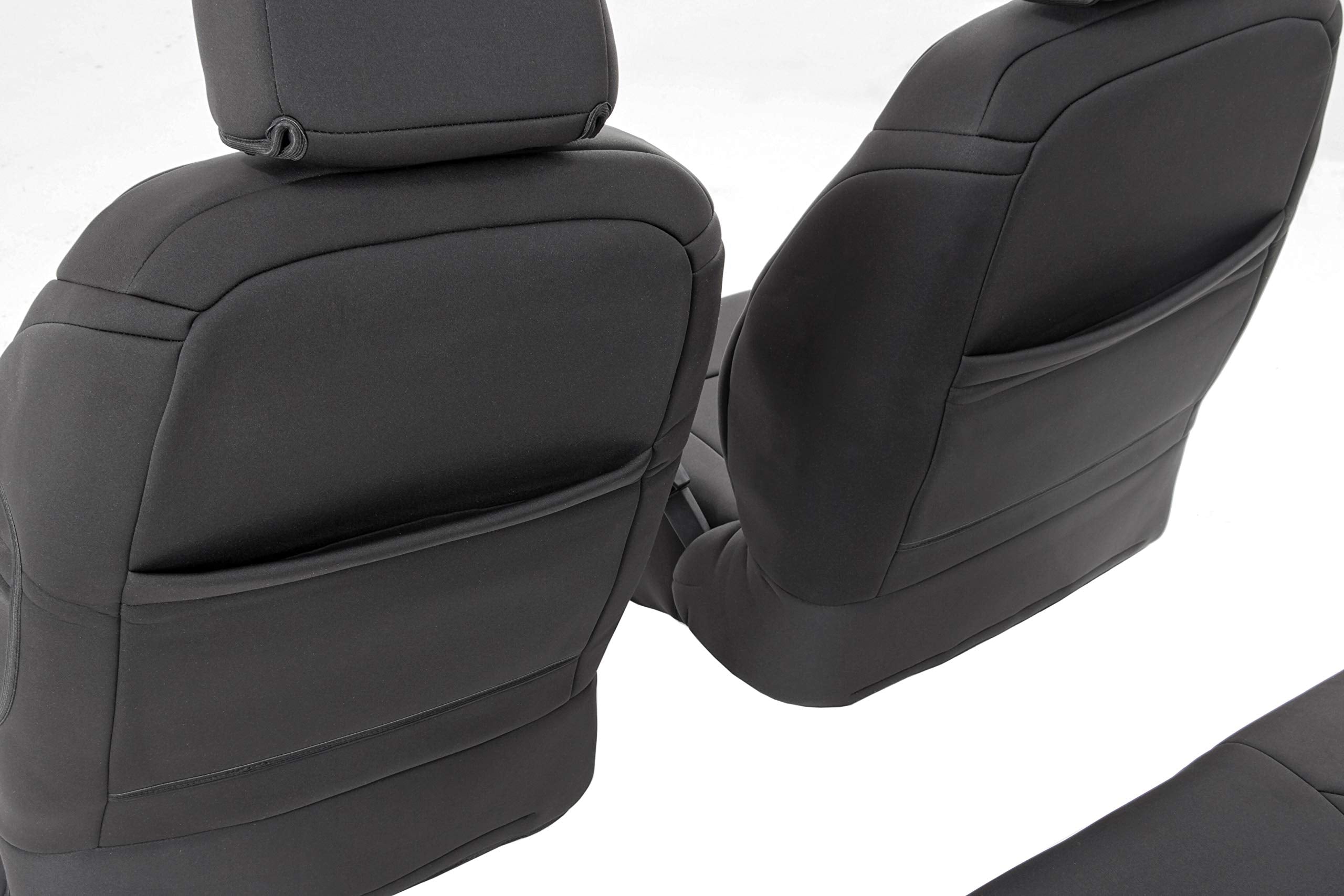 Close-up of foam padding on Rough Country neoprene seat cover