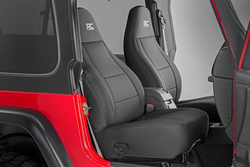 Rough Country headrest covers for TJ interior protection