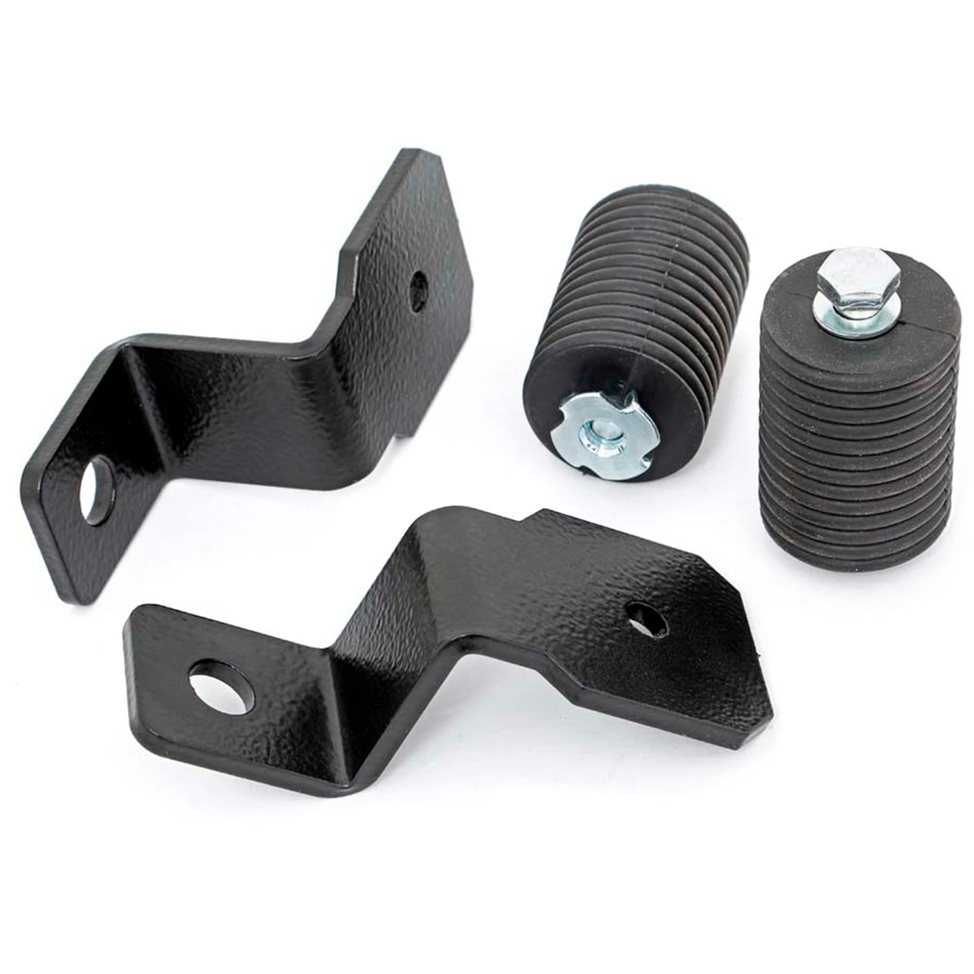 Rough Country Polaris LED whip bracket bed-mount in action for General/Ranger trails