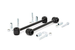 Rough Country rear sway bar links on a Jeep TJ with a 4-6 inch lift improve stability.