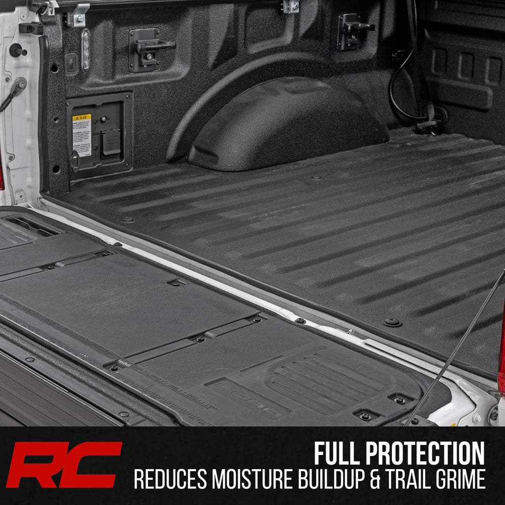 Rough Country sealed truck bed after installation ready