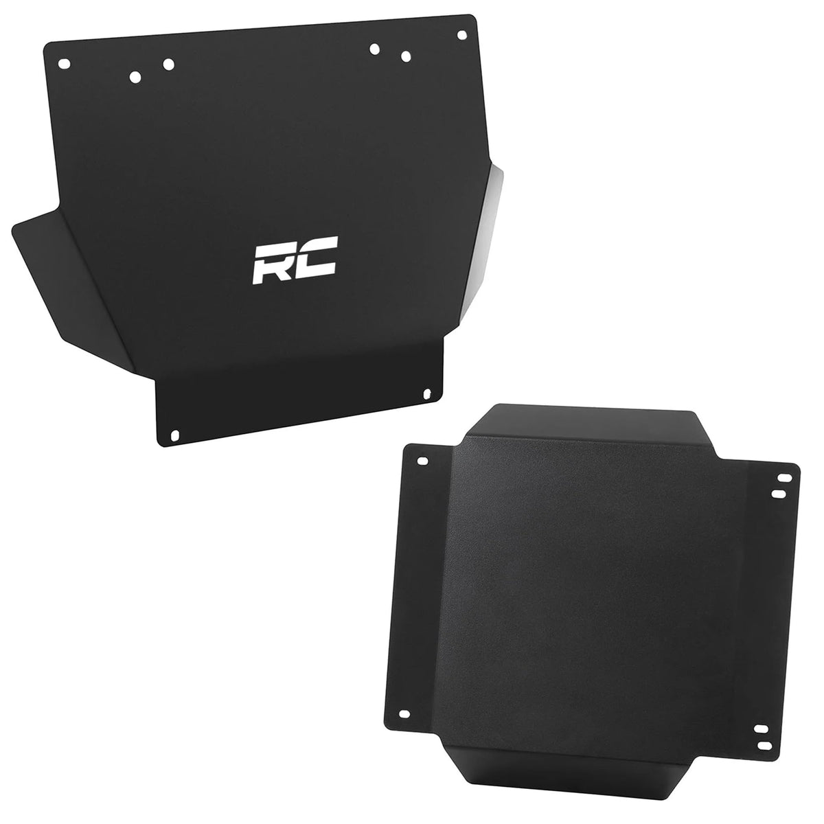 Rough Country skid plate front view shields Tacoma undercarriage on rugged trails