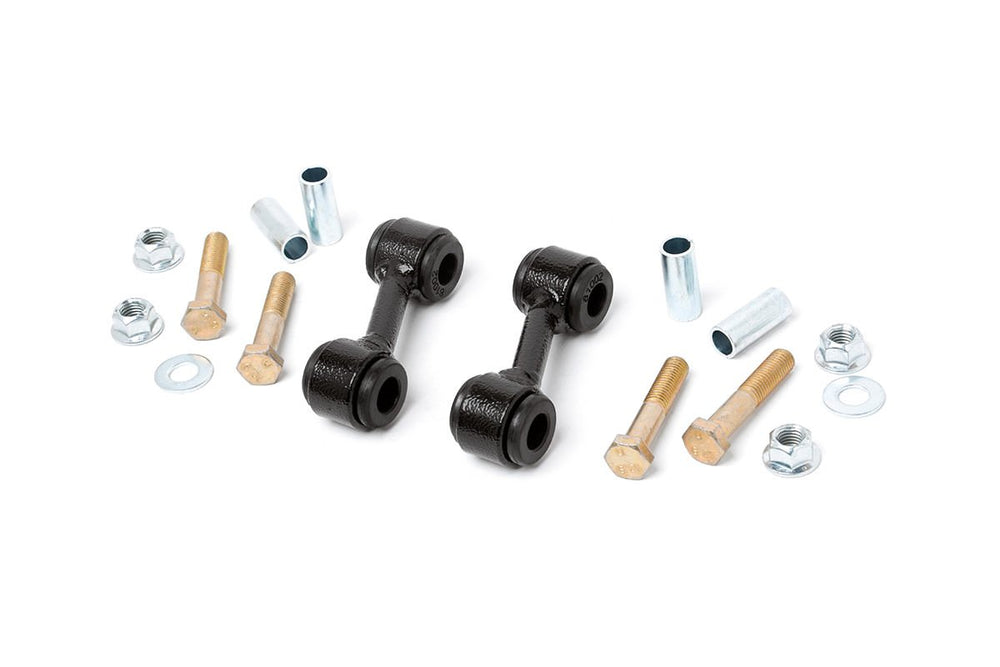 Rough Country sway bar links for 2004-2024 Nissan Titan improve on-road stability.