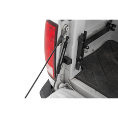 Rough Country Tailgate Assist installed on Ram from the driver side for easy bed access