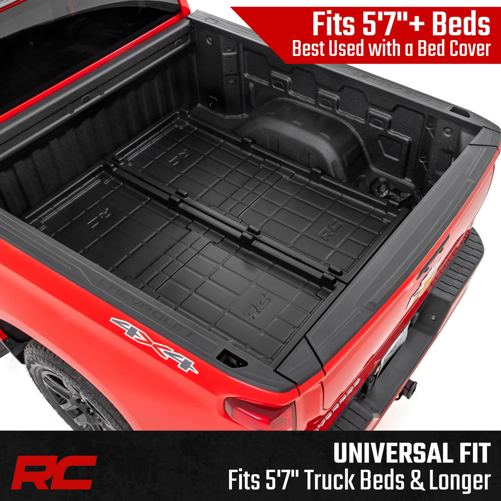 Rough Country tray dimensions 62.29 by 23.6 inches for long beds