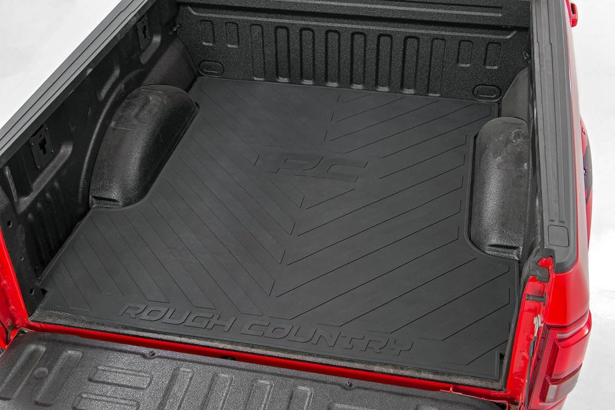 Rough Country Ram 2500/3500 6-4 bed mat keeps cargo from shifting.