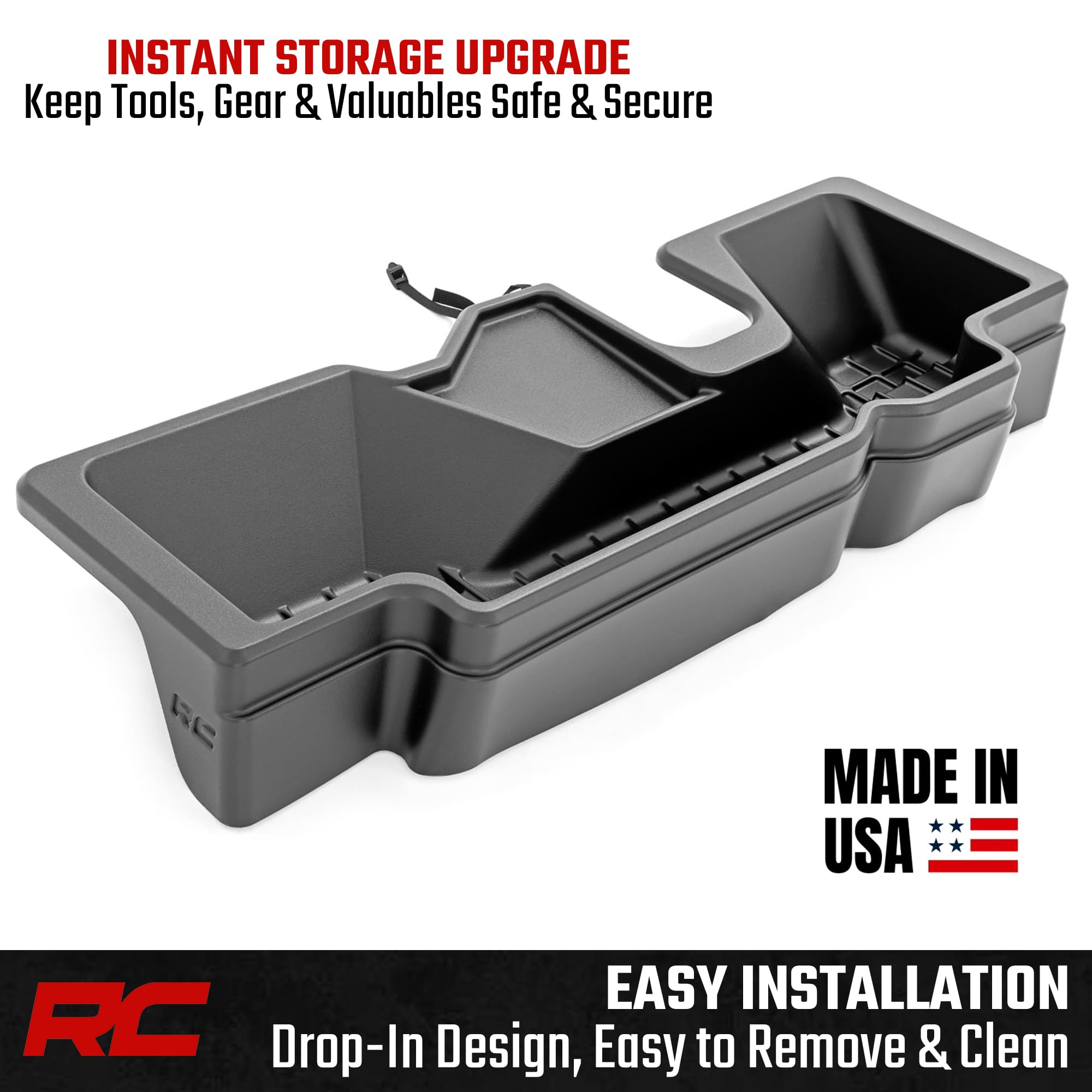 Rough Country tray made in USA, built for rugged Ram use.