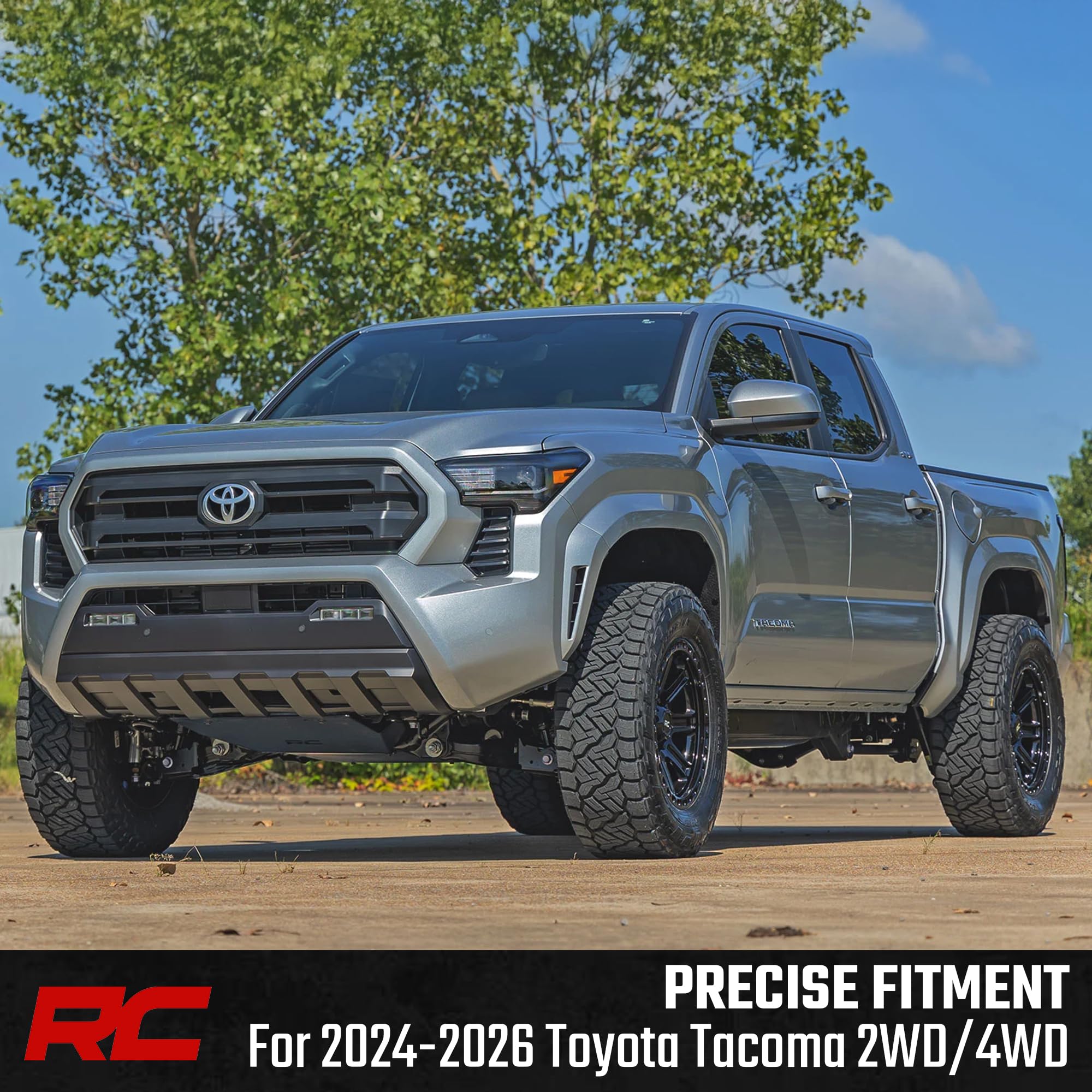 Rough Country underbody protection for Tacoma enables confident off-road exploration