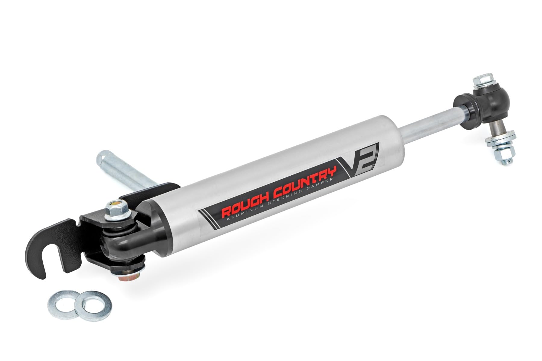 Rough Country V2 aluminum body with black accents improves heat dissipation and durability