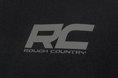 Rough Country Winch Cover showcases the logo for rugged, ready-for-action styling.