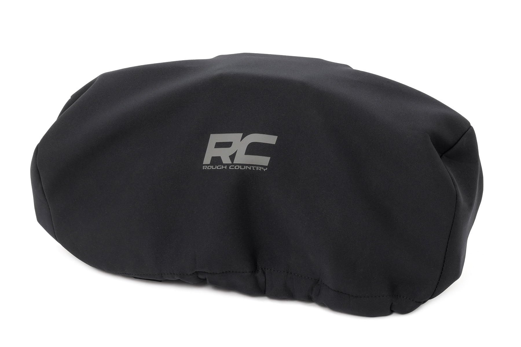 Rough Country Winch Cover with waterproof vinyl lining protecting the winch in all weather.