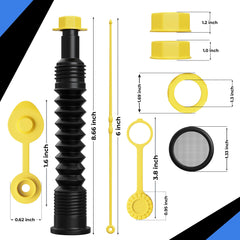 ROVER AIDE rubber gasket ensures a tight seal for safer pours