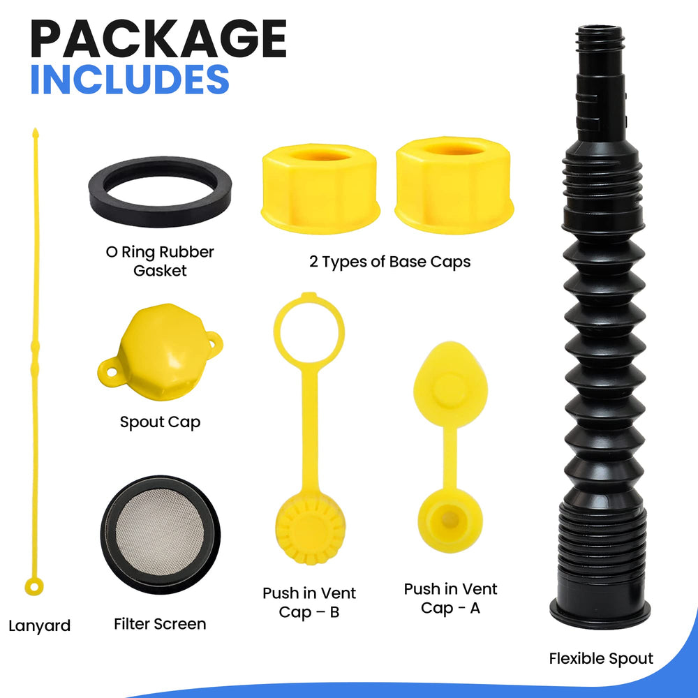 ROVER AIDE spout caps highlight two sizes for versatile fit