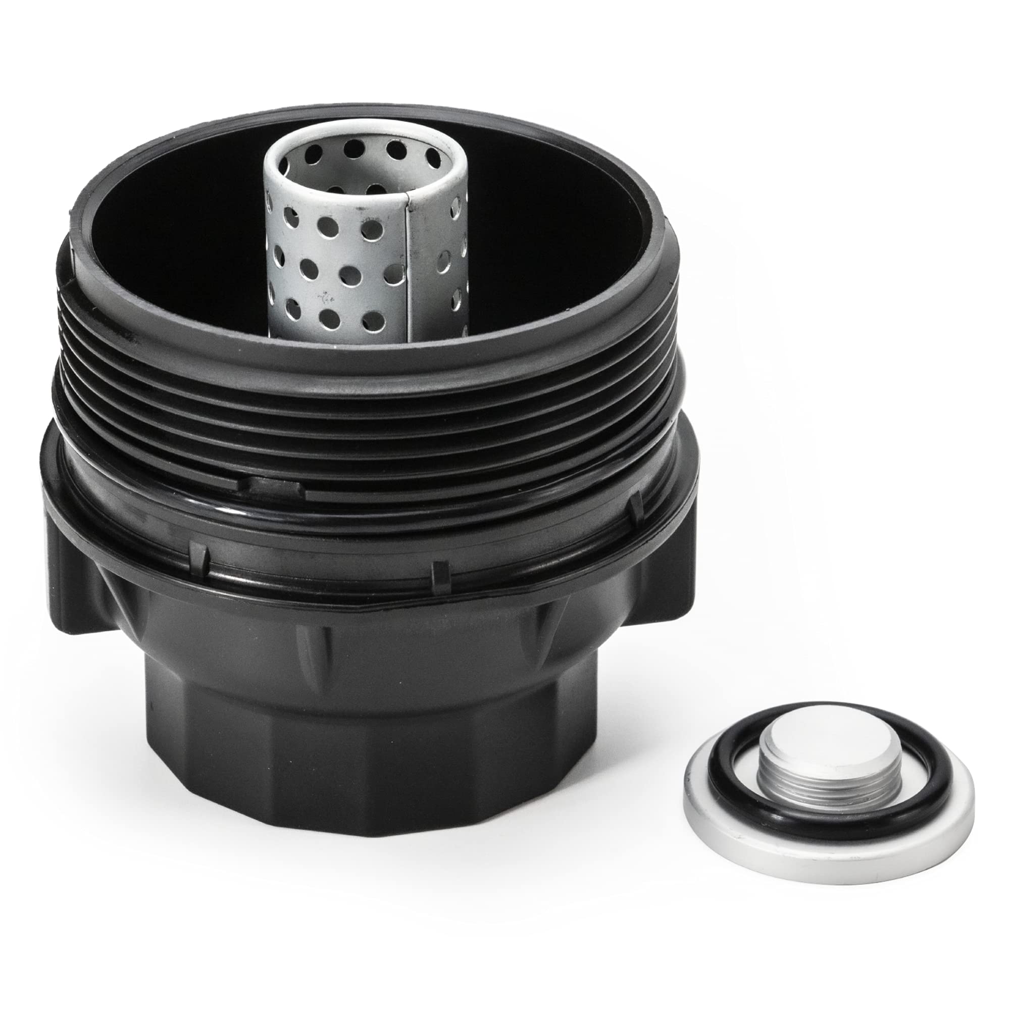 ROVIKE oil filter housing cap assembly ensures a secure, easy replacement for compatible Toyota models.