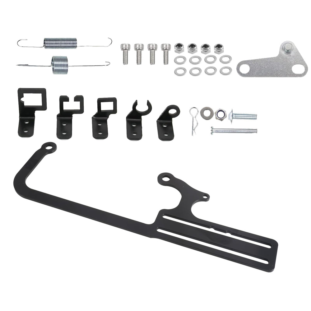 RoyalAir EZ-EFI throttle cable mount bracket showing precise geometry for consistent actuation