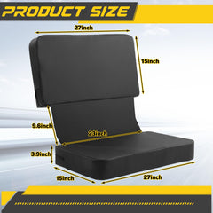 ROYALAY PU leather waterproof surface on go kart seat for easy cleaning