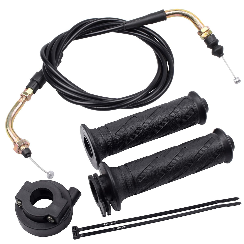 Royitay throttle twist grip and 78-inch cable for smooth scooter control.