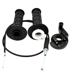 Royitay twist throttle assembly on a dirt bike, improving throttle control on 7/8 inch bars.