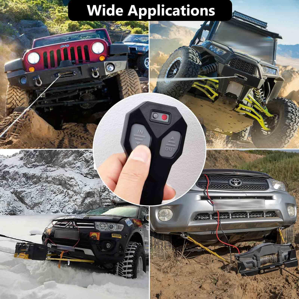 Royitay big remote control for hands‑free winching up to 100 feet