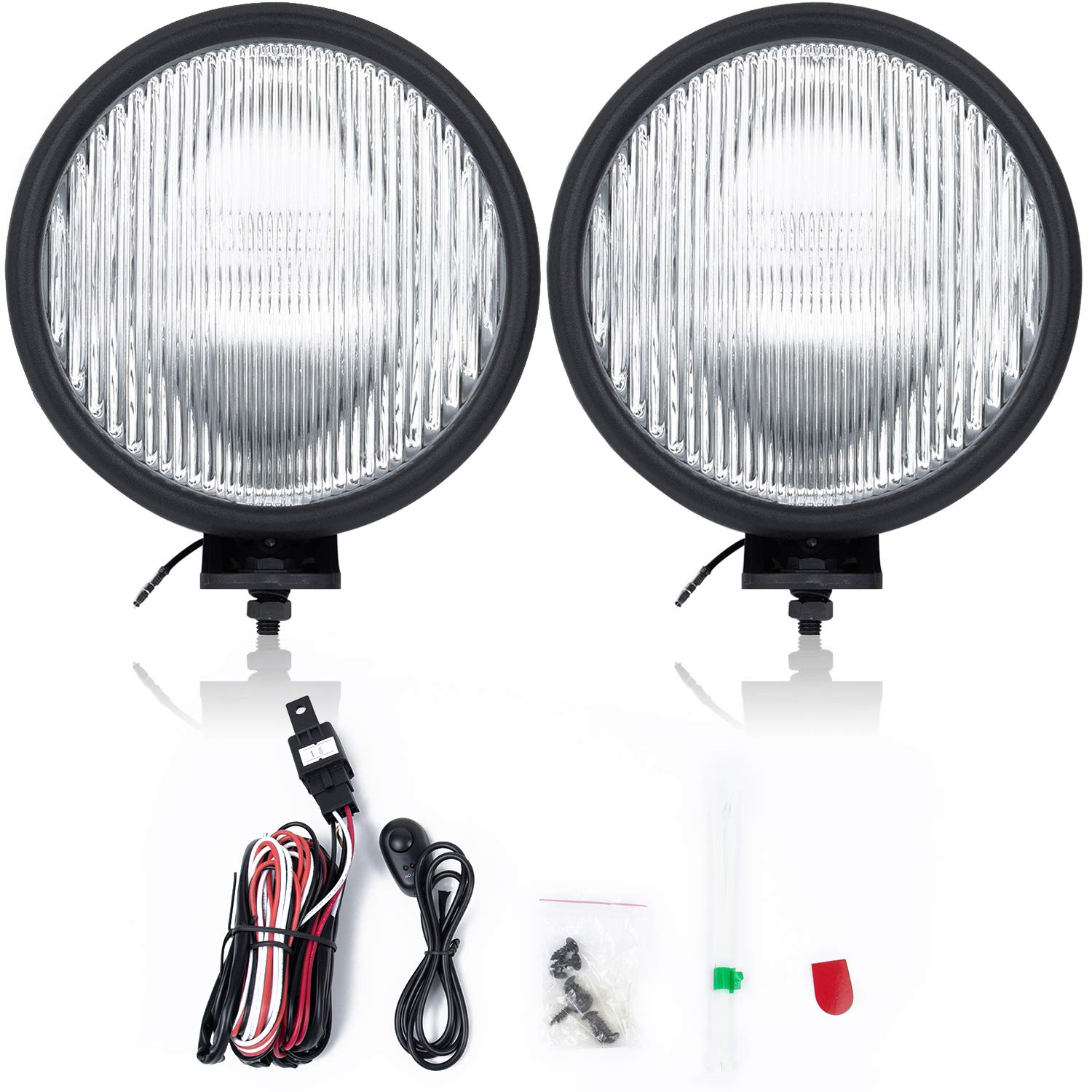 RP Remarkable Power Wrangler TJ fog light left for enhanced night visibility