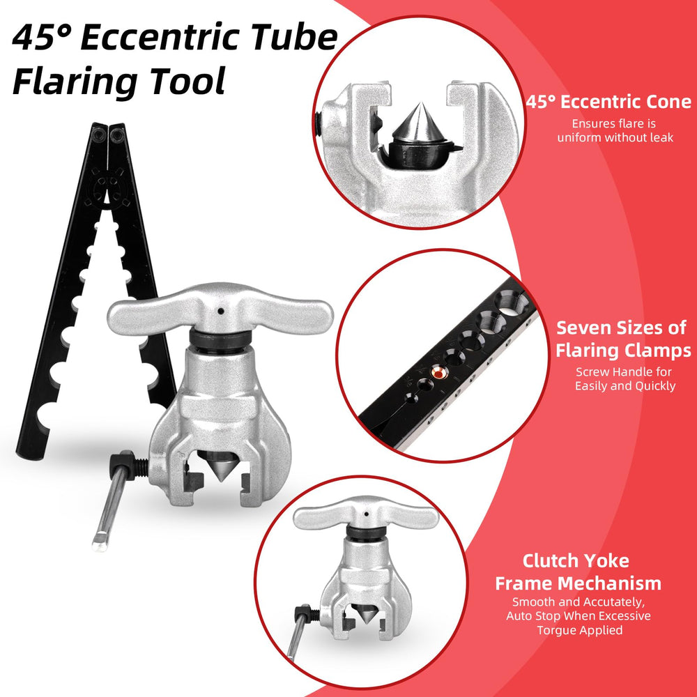 Rpeconu precise dies and cone components for uniform flares