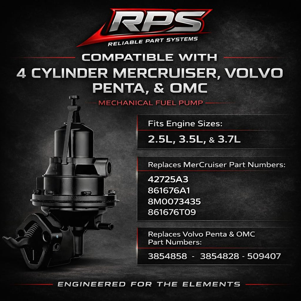 RPS pump compatibility across 2.5L, 3.0L, and 3.7L GM inline engines