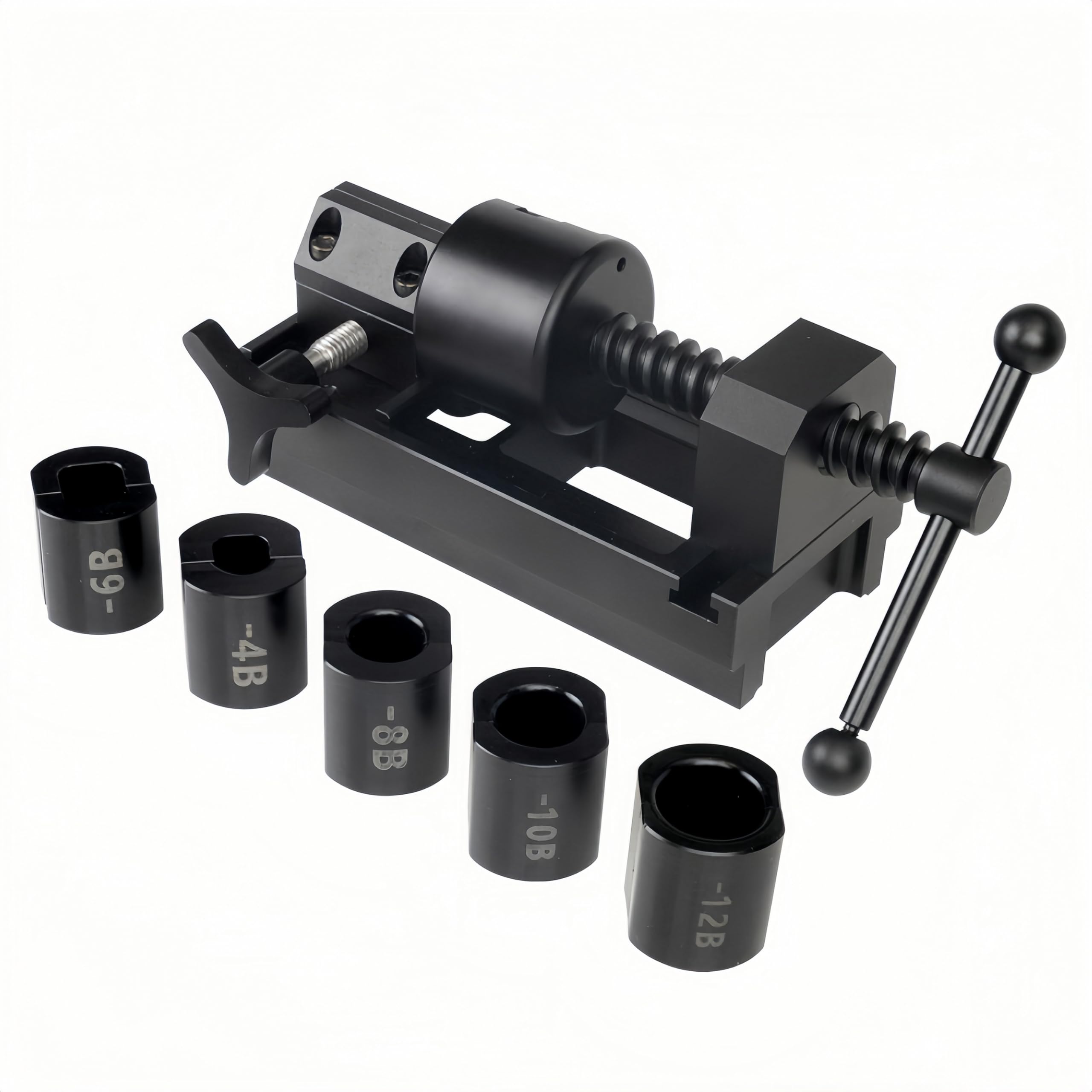 RQG fuel line fittings tool set with 4AN connector for quick installation.