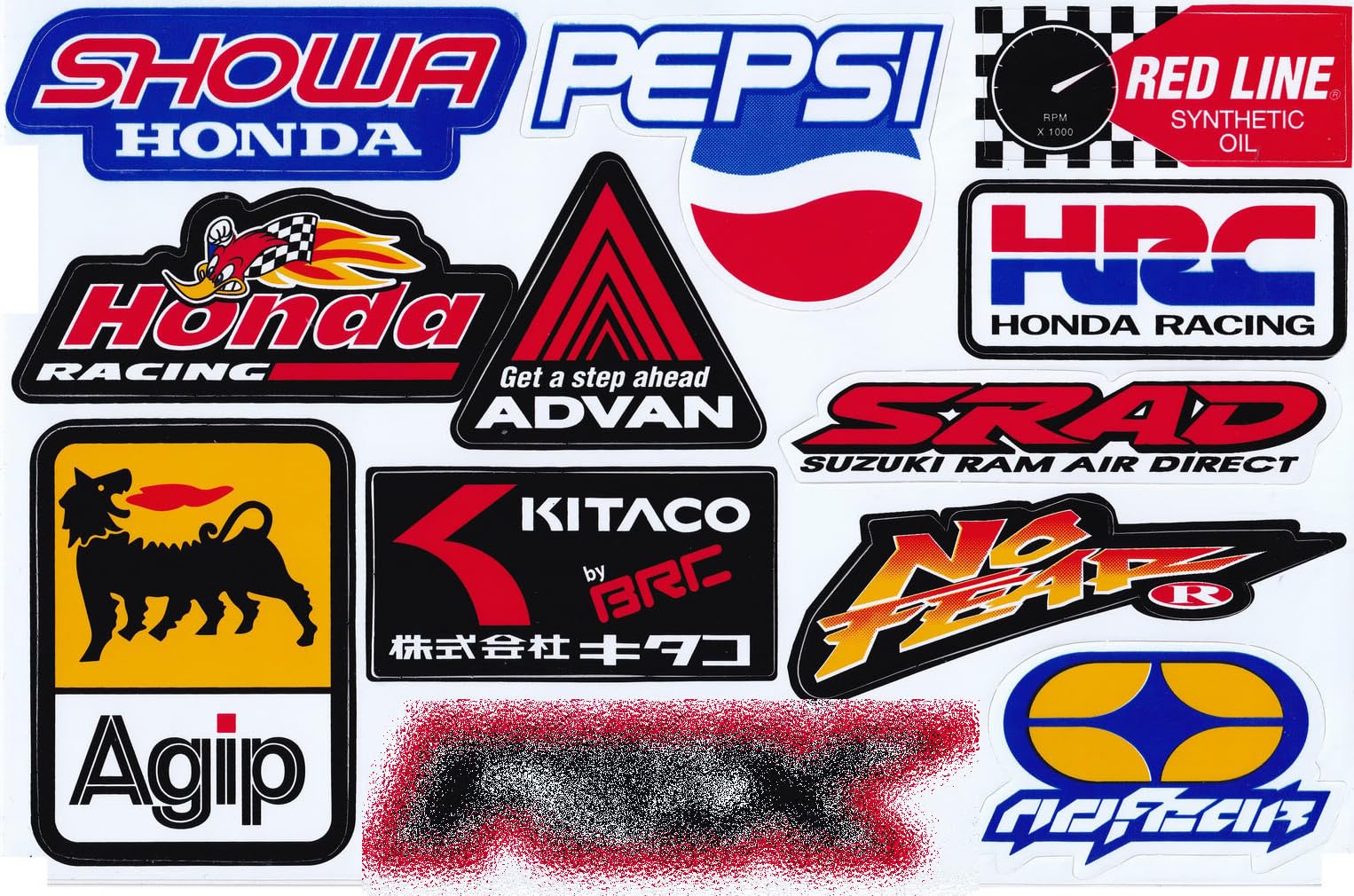 R and R Imports car bumper decals ready to upgrade vehicles with racing flair.