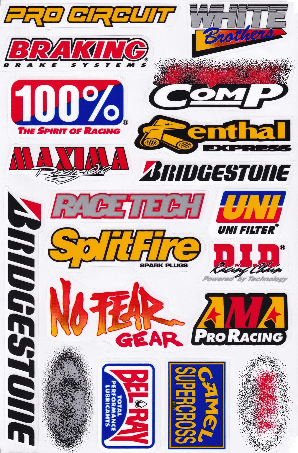R and R Imports skateboard sticker design for urban riding and bold expression.