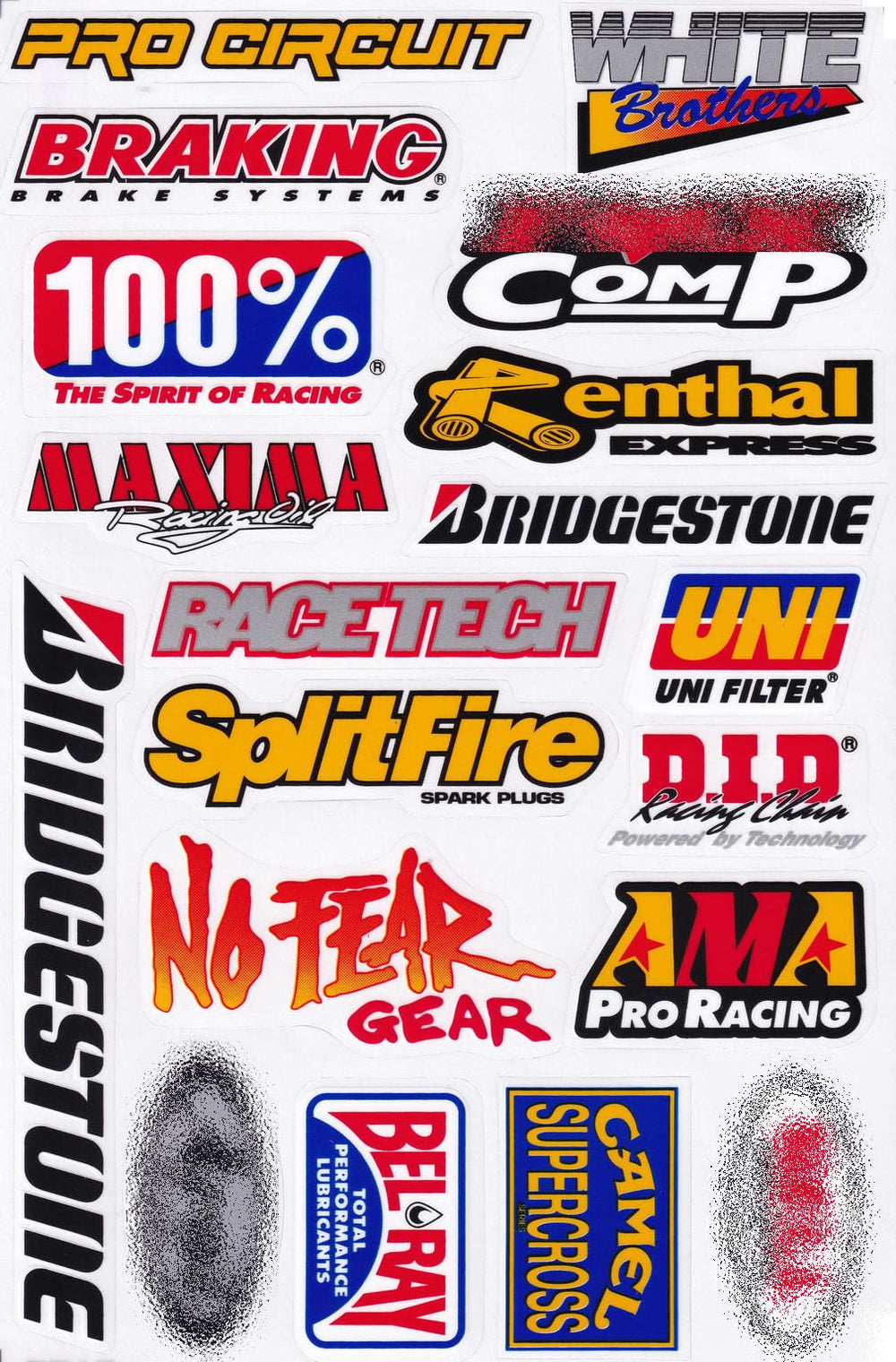 R and R Imports skateboard sticker design for urban riding and bold expression.
