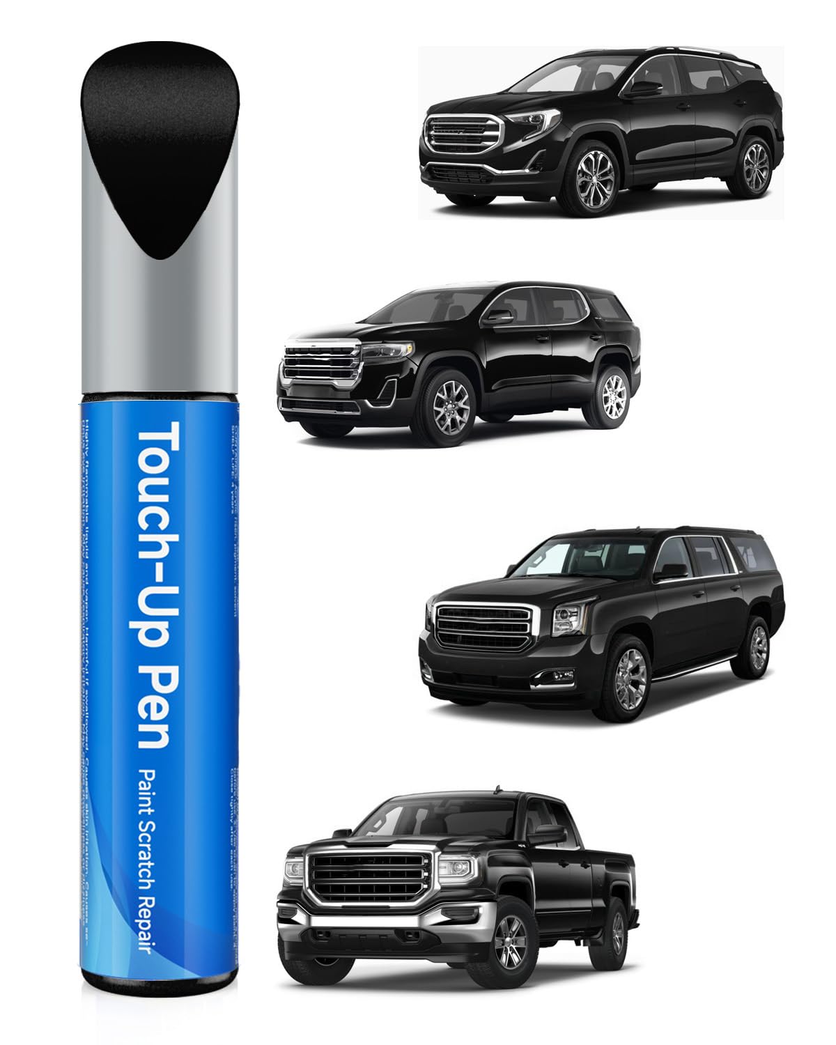 RSACET Black GMC paint pen cap ready for precise touch-ups.