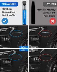 RSACET M7 touch-up pen cap close-up showing color code accuracy.