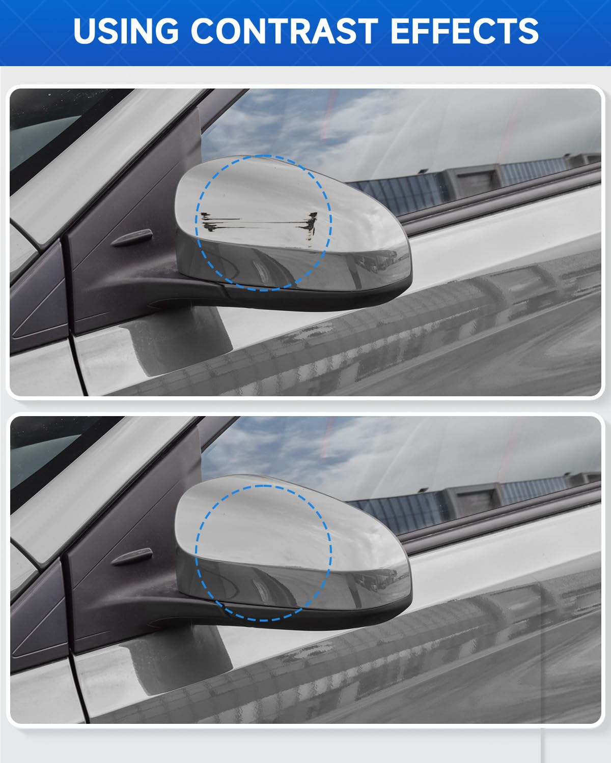 RSACET metallic paint finish resists weather for a durable touch-up.