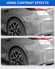 RSACET NH-700M alabaster silver fine brush tip enables precise thin scratches repair.