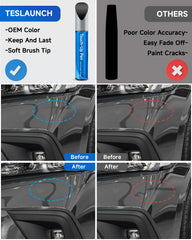 RSACET NH-737M Honda color match swatches demonstrating accurate metallic shade alignment