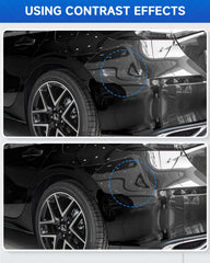 RSACET NH-731P Crystal Black Pearl color swatch helps verify exact Honda color before touch up