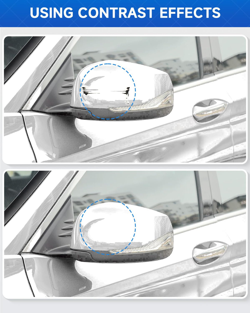 Infiniti scratch repair demonstration using RSACET QAB paint
