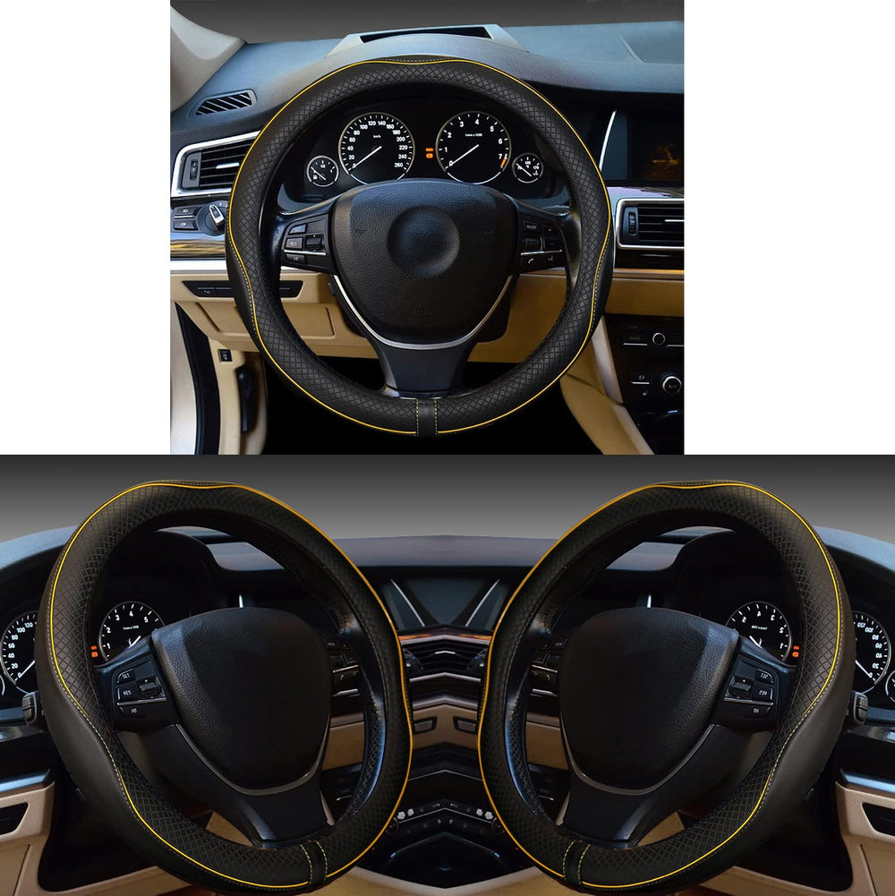 Close-up of anti-slip grip on Rsept Gomass steering cover