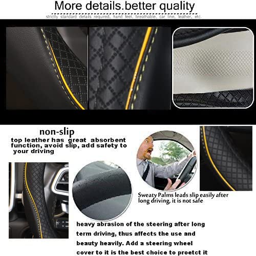 Bold black with yellow line adds sporty style to your car