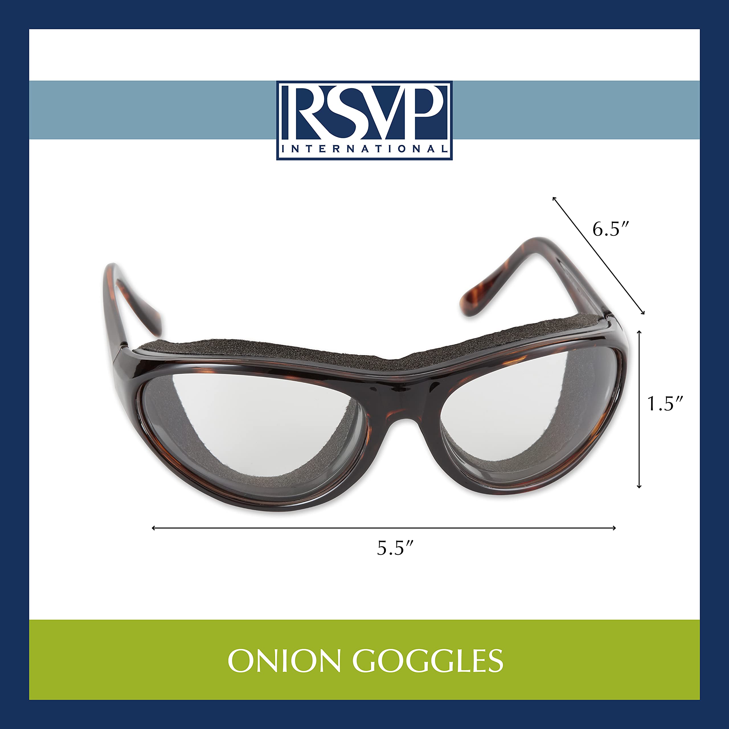 RSVP Endurance Onion Goggles Black side view emphasizing unisex fit