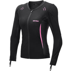 RSYSO mesh jacket front view highlighting breathable construction for warm-weather riding.