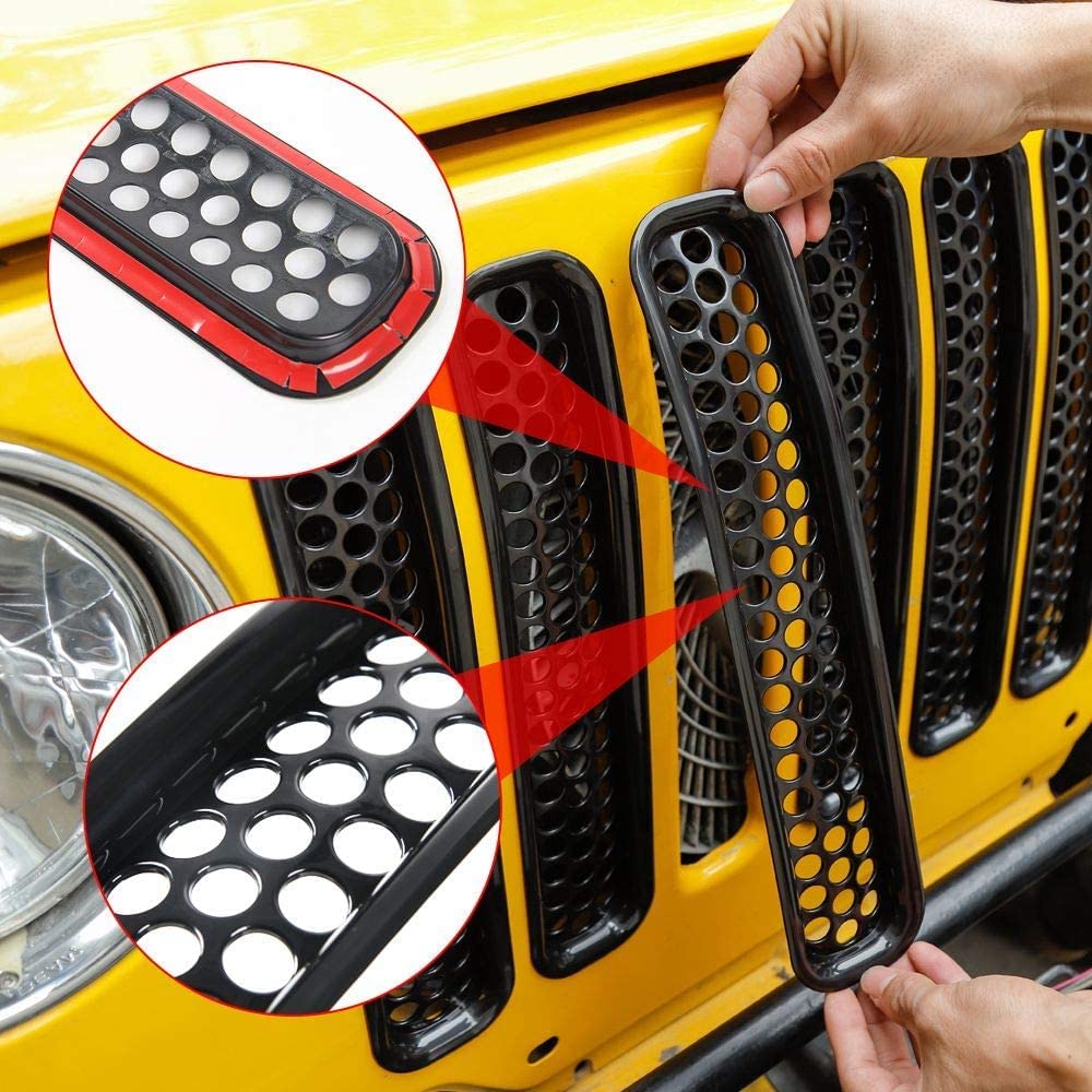 RT-TCZ 7-piece set fits 1997-2006 TJ models with simple, tool-free fit.