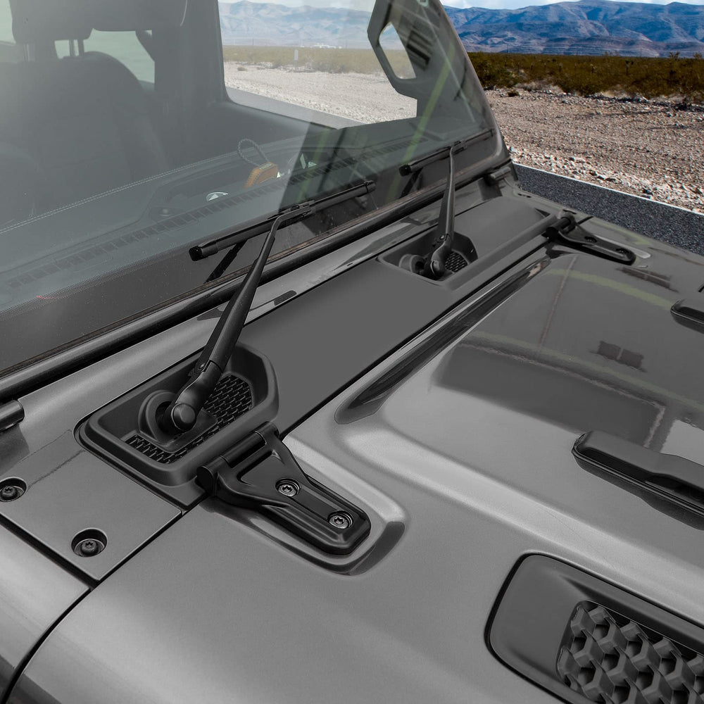 RT-TCZ dual-pack hinge covers for Gladiator, exterior upgrade.