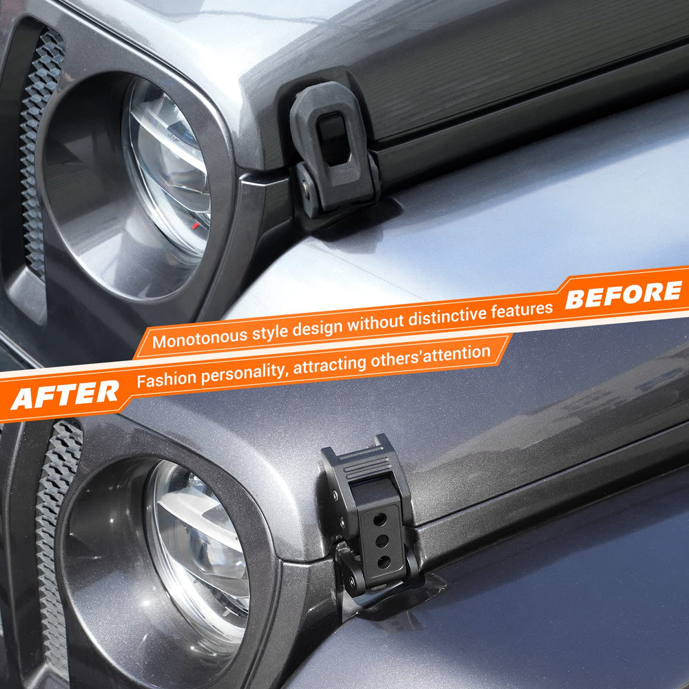 RT-TCZ hood latch aluminum for Jeep Wrangler JT for endurance on trails