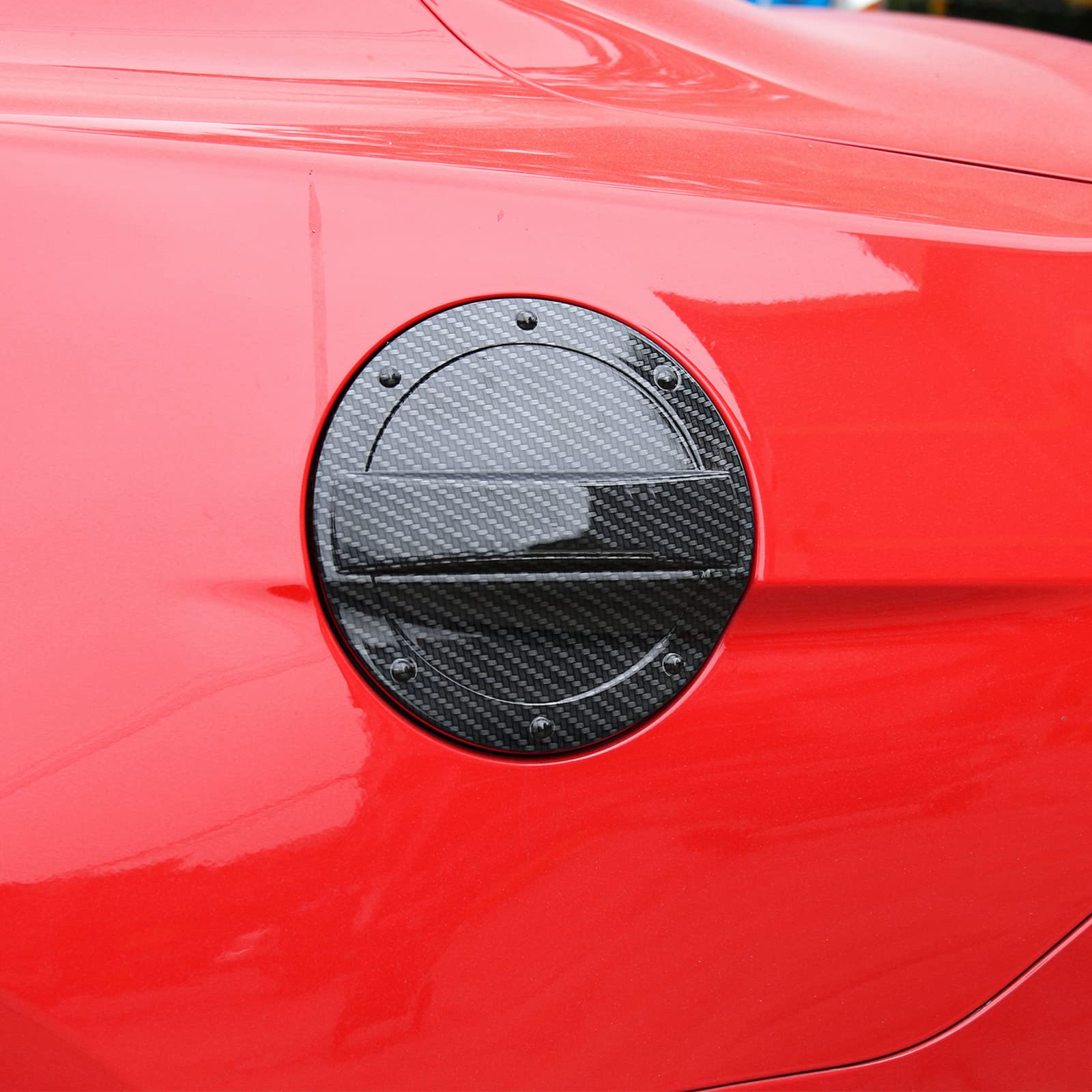 RT-TCZ packaging and accessory overview for Mustang carbon fiber door cover.
