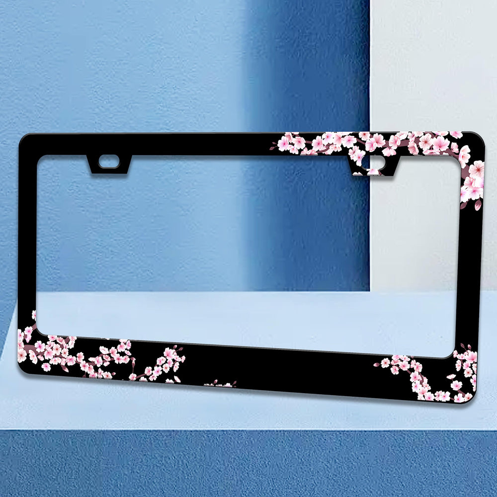 RTINRAN Cherry Blossoms frame side view emphasizing floral edge and frame solidity.