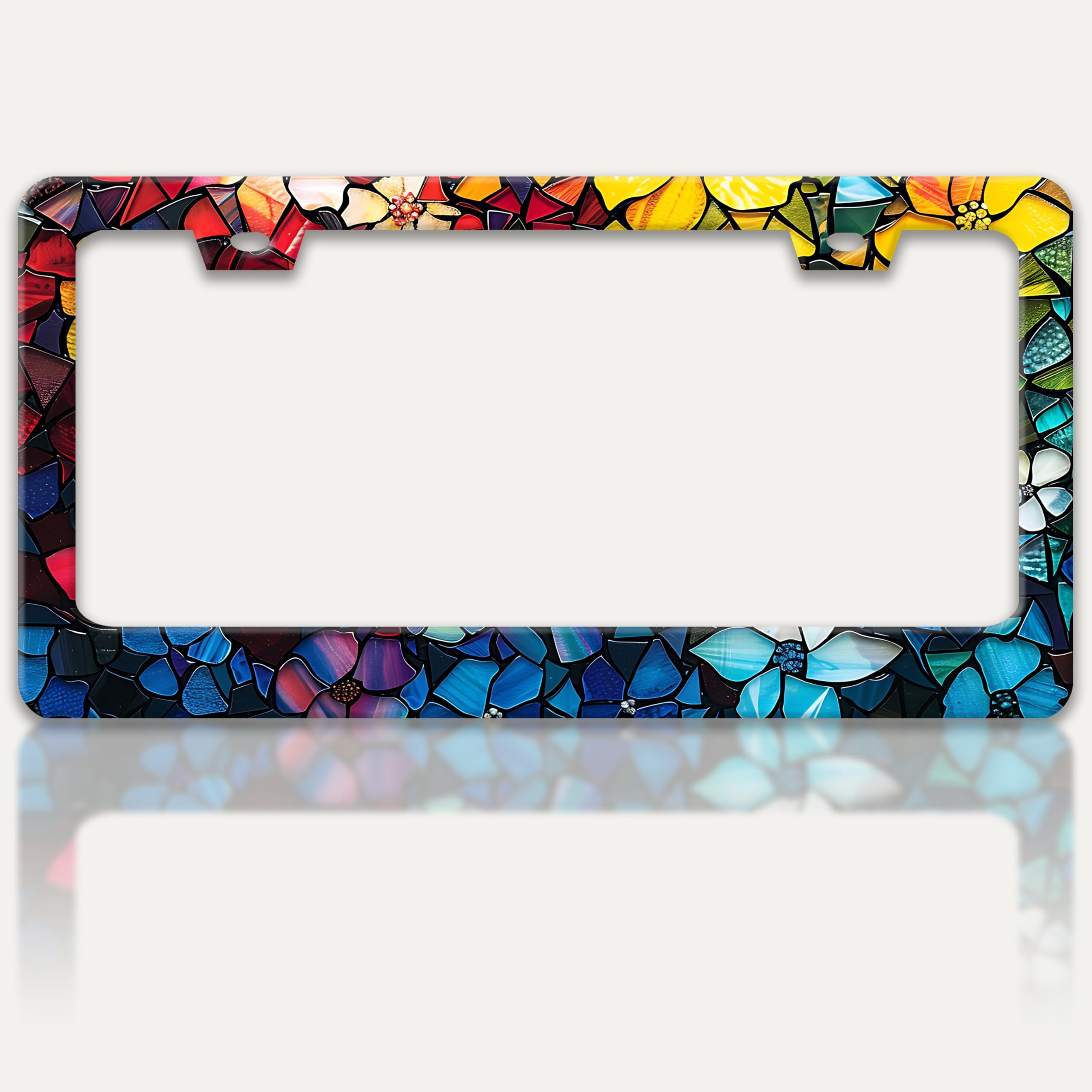 RTINRAN Marble Flowers frame closeup shows durable finish and decorative motif for everyday style.