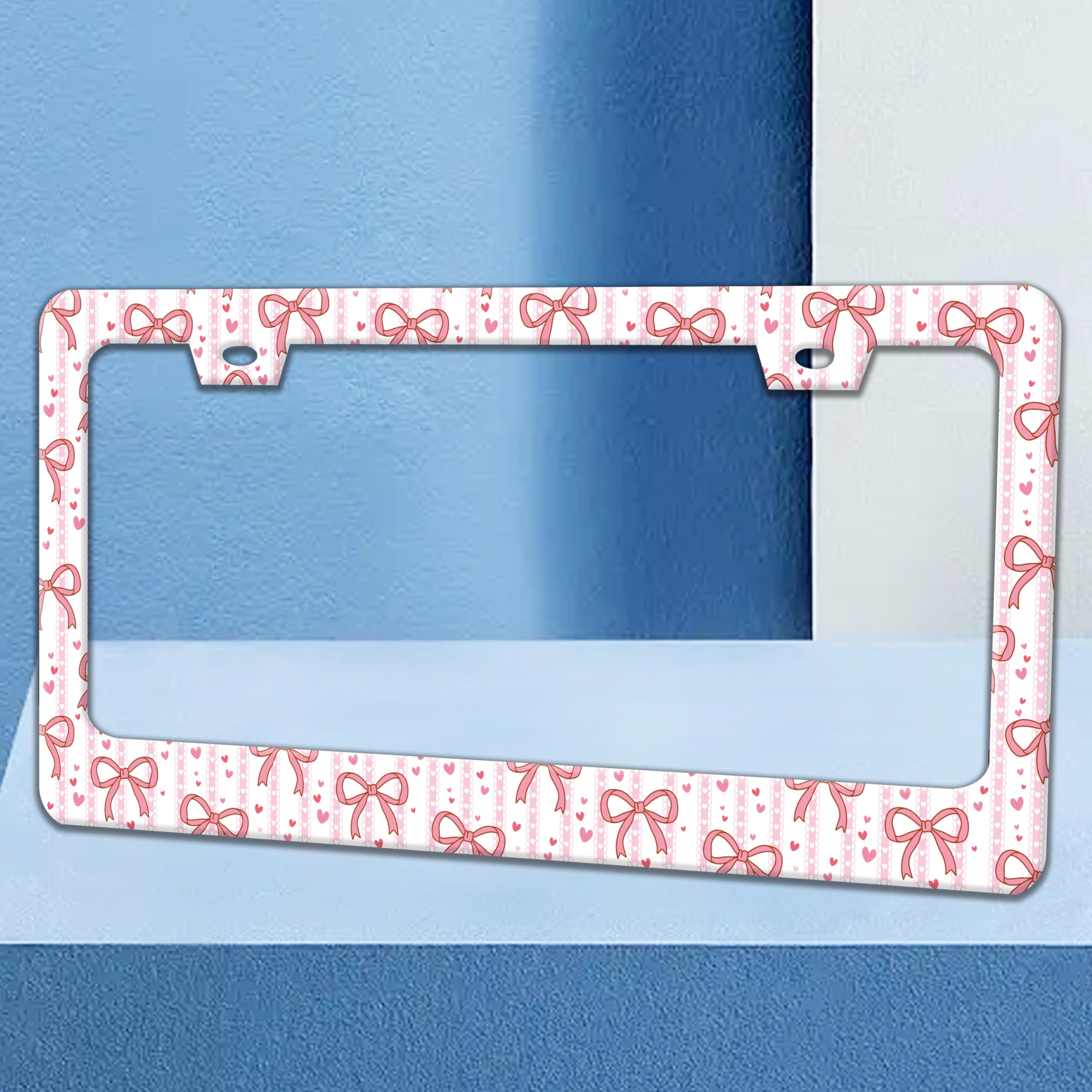 RTINRAN stainless steel license frame with durable, weather-resistant finish.