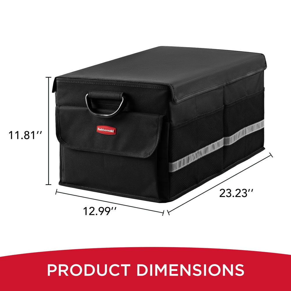 Rubbermaid car organizer reinforced fabric durable for road trips and daily use